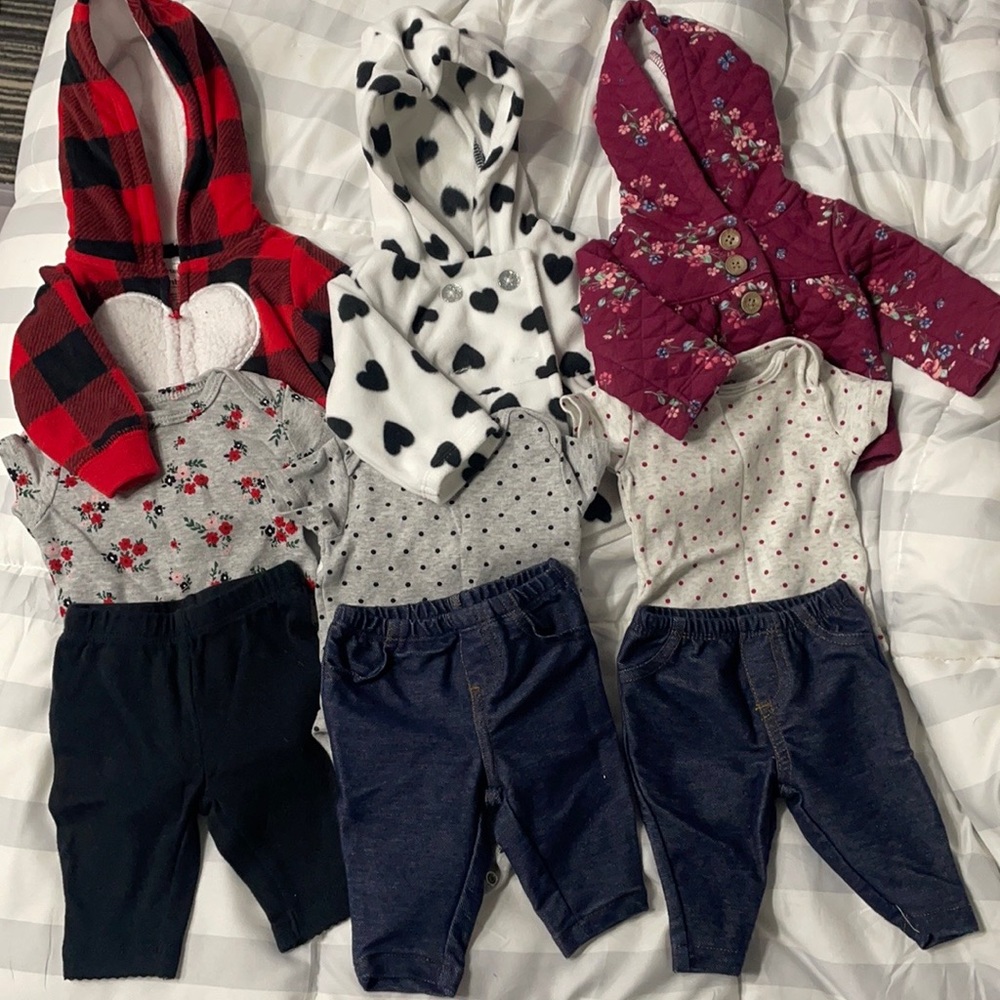 Carter’s 3-Piece Little Jacket Sets (newborn)
